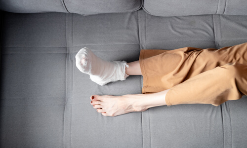 resting from an injury